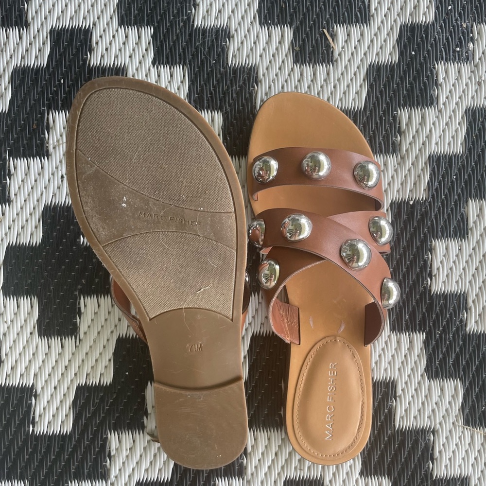 Marc Fisher Studded Slides - image 3